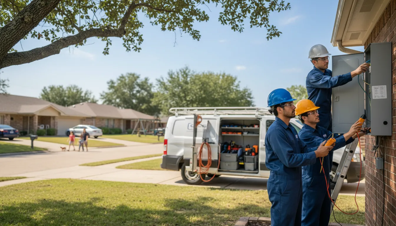 Certified electrician providing emergency electrical services in Emington, IL